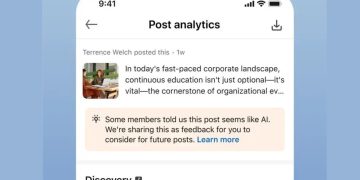 Butonul anti-AI de pe LinkedIn, apăsat de peste un milion de ori