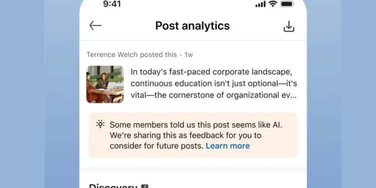 Butonul anti-AI de pe LinkedIn, apăsat de peste un milion de ori